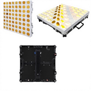 Módulo de Lámparas de Inducción con Matriz Escamada Dorada, Panel de Iluminación Dinámica Giratorio de <span class=keywords><strong>360</strong></span>°, DMX512 IP40 RGB para Exposiciones, Centros Comerciales y Tiendas - Product Image 1