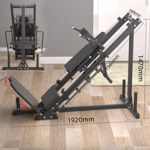 <strong>Leg</strong> <strong>Press</strong> Commercial Gym Fitness Equipment 45 Hack Squat Degree Inverted Kicking <strong>Machine</strong> Linear Bearing Home Gym - Product Image 4