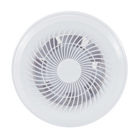 Ventilateur d'extraction électrique pour salle de bain, puissant et silencieux, bidirectionnel, mural, avec roulement à billes et conception axiale pour conduit