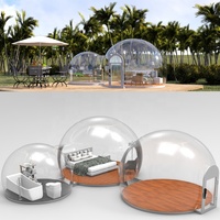 Maison de bulles préouverte igloo, mini dôme, pièces de vue d'étoiles découpées, meilleure que l'usine pour RV