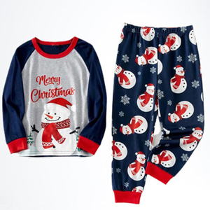 Set di pigiami di famiglia di natale con stampa 4XL 4 pezzi papà <span class=keywords><strong>mamma</strong></span> bambino pigiama natale neonato con famiglia abbinata - Product Image 4