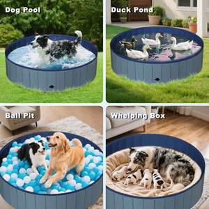 Piscine pliable pour chien en PVC, écologique, pour l'été, durable, nettoyage des pattes - Product Image 5