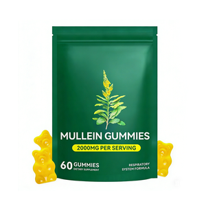 Gomitas de Extracto de Hoja de Gordolobo con Sabores Personalizados OEM Coreal, Suplemento para la Salud, 60 Gomitas Antioxidantes para la Desintoxicación Pulmonar - Product Image 1