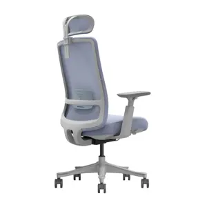 Chaise de bureau ergonomique réglable de luxe moderne haut de gamme pour l'école pivotante grande et grande