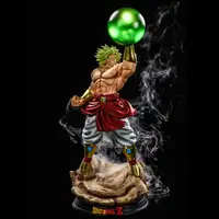 Japan Anime GK 8 Studio grünes Haar Broly mit großer Ball Action figur