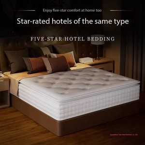 Năm Sao Khách Sạn Nệm Dày Bởi 20/25/30Cm Nén Bao Bì Thoải Mái Giường Bộ Nhớ Bọt Mùa Xuân Nệm Cao Su - Product Image 6