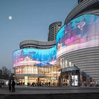 Affichage LED transparent flexible haute luminosité VORTEX pour la publicité sur les vitres