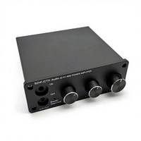 Casing Amplifier Audio CNC dari Aluminium Alloy Hi-Fi dengan USB Mic dan Kontrol Subwoofer IR untuk Power Amp Hi-Fi Buatan China