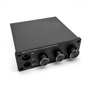 Aluminum Alloy CNC Audio Amplifier Case With <b>Usb</b> <b>Mic</b> Ir Subwoofer Control For Hi Fi Decoder Power Amp Enclosure - Product Image 5