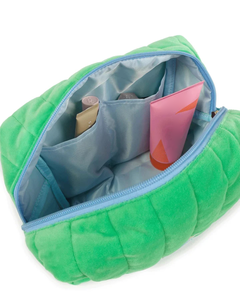 กระเป๋าเครื่องสำอางแบบพกพา กระเป๋าเครื่องสำอางสองด้านสุดหรู กระเป๋าเครื่องสำอางอเนกประสงค์สำหรับดูแลผิวกาย พร้อมซิปสำหรับผู้หญิง - Product Image 3