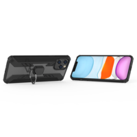 Étui de téléphone pour iPhone 12 Pro Max, prix d'usine, antichoc, avec anneau de maintien, armure en PC, accessoires pour téléphone portable