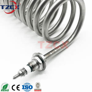 Calentador eléctrico tubular en forma de espiral, elemento de calefacción de acero inoxidable personalizado con certificado CE - Product Image 4