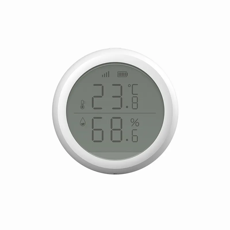 Tuya Zigbee 3.0 akıllı ev güvenlik Alarm cihazı sıcaklık sensörü WIFI kablosuz nem sensörü LED ekran