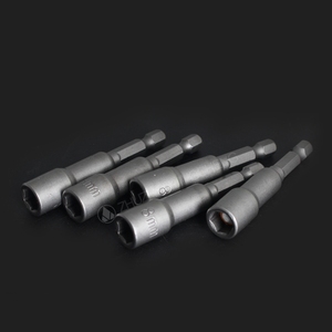 Cơ bản thép Ổ cắm điện trình điều khiển OEM tùy chỉnh các bộ phận công cụ điện tiêu chuẩn giá rẻ tuốc nơ vít bit không mạ điện - Product Image 3