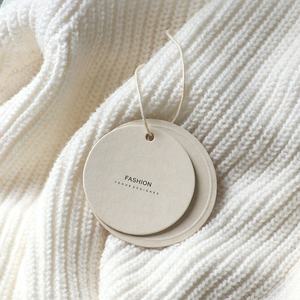 New Factory Free Logo Design Benutzer definierte Marke Name Kleidung Swing Tags Kleidungs stück Kleidung Tags Etiketten Hang Tag für Kleidung - Product Image 2
