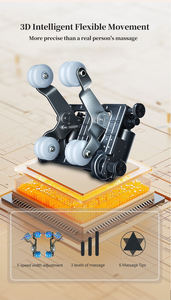 Chaise de <span class=keywords><strong>massage</strong></span> électrique moderne 3D à gravité zéro, chaleur, shiatsu, portable, corps entier, rouleaux électriques, excellent masseur, directement de l'usine - Product Image 2