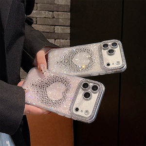 Coque de téléphone de luxe pour filles et femmes, de haute qualité, avec diamants brillants, pour iPhone 17 Pro Max Air - Product Image 2