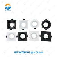 Resplandor ajustable 6500K techo inteligente Gu10 lámpara bombilla Mr16 Pc Downlight Spot luz empotrada Led Downlight de alta calidad para proyecto