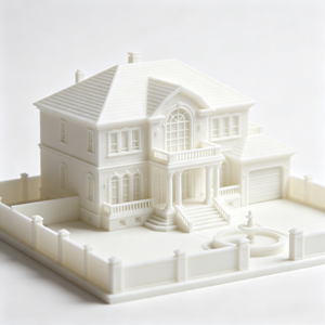 Fábrica de Impresión 3D SLA, Impresión 3D Personalizada, Modelos Arquitectónicos de Resina Blanca Plástica para Exhibición, Regalos, Adornos y Exposiciones - Product Image 3