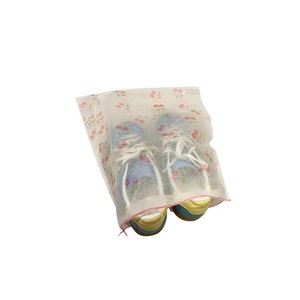 Bolsa de Almacenamiento de Zapatos de Tela No Tejida con Diseño de Flores de Cerezo, con Cordón, a Prueba de Polvo, Portátil, para Viajes - Product Image 5