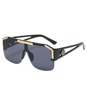 Nouvelles lunettes de soleil monobloc UV400 Le <span class=keywords><strong>Roi</strong></span> <span class=keywords><strong>Lion</strong></span>, style sportif tendance européen et américain, monture complète perforée - Product Image 3