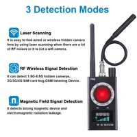 Mejor Detector de Cámaras Inalámbricas Ocultas Antiespía, Detector de Señales RF K18, Detector de Señales RF GS