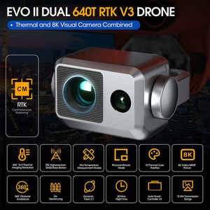 โดรน Autel Robotics EVO II Dual 640T RTK V3 พร้อมกล้องถ่ายภาพความร้อนและกล้องถ่ายภาพแสงที่มองเห็นได้ โดรนพับได้ กล้องโดรนขนาดเล็ก - Product Image 3
