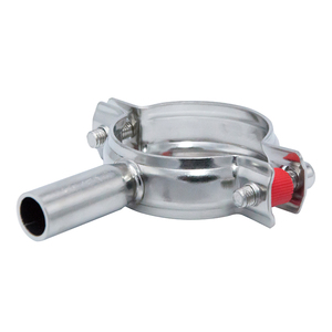 SMS 38.1mm 1 1/2 inch vệ sinh cấp vệ sinh cấp thực phẩm thép không gỉ SS304 áp suất thấp TH007 DIN Ống Móc Áo - Product Image 4