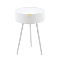 Table de chevet en plastique épaissi haute résistance, design créatif et moderne, 40 cm de large, mobilier de maison, alternative simple et compacte