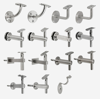 Accessoires de main courante en acier inoxydable Support de main courante pour rampe d'escalier