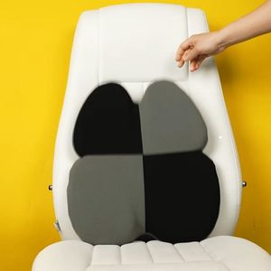 Cojín Lumbar Corrector para Sentarse Alivio del Dolor de Espalda Cojín de Cintura Espuma Viscoelástica para Usuarios de Oficina Soporte Lumbar Almohadas para Espalda - Product Image 5