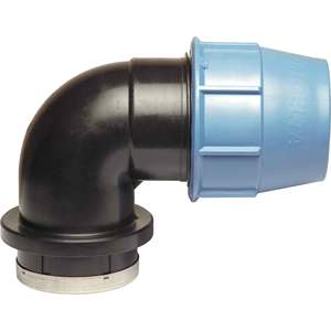 Codo hembra Accesorio de tubería de PVC 63mm X 2mm Material mecanizado con cabeza de latón fundido de superficie lisa para aplicación de agua - Product Image 1