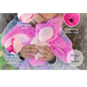 Love becco di velluto accattivante occhi a cupola zampe viola <span class=keywords><strong>rosa</strong></span> caldo <span class=keywords><strong>dinosauro</strong></span> dei cartoni animati con ali morbide che abbracciano giocattoli di peluche pterosauro - Product Image 3