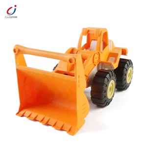 Chengji juguete – jouet de construction de paille de blé, <span class=keywords><strong>bulldozer</strong></span> de <span class=keywords><strong>dessin</strong></span> <span class=keywords><strong>animé</strong></span>, camion coulissant, jouet de camion de paille d'ingénierie éducative - Product Image 2