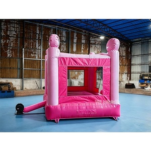 <span class=keywords><strong>Castillo</strong></span> Inflable de PVC Rosa con Diseño de Mariposa, Grado Comercial, 0.55mm, Venta Directa de Fábrica - Product Image 5