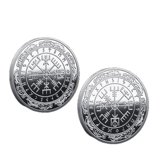 เหรียญที่ระลึกธีมกีฬาชุบทองคำแท้แบบกำหนดเองของโซโลมอน ซัน อาร์เรย์ ลายคธูลู ตำนานเวทมนตร์ เหรียญนักเดินทาง สองด้าน - Product Image 2