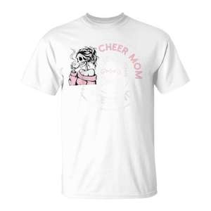 Camiseta para mamá de aficionada al cheerleading que sobrevive al fin de semana de competición - Product Image 1