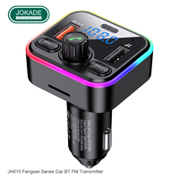 JOKADE nouvelle voiture sans fil 5.0 FM émetteur mains libres Audio récepteur Auto lecteur MP3 2.1A double USB chargeur rapide accessoires de voiture