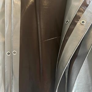 <span class=keywords><strong>Bâche</strong></span> en polyéthylène PE de haute qualité, imperméable, pour extérieur, marron/argent, protection pour meubles de jardin, camion - Product Image 2