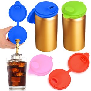 Couvre-boîtes en silicone pour canettes de soda, couvercles de canettes en silicone, couvercles de canettes réutilisables, protecteurs pour canettes de soda, bière et boissons - Product Image 1