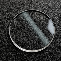 Saphirglas für Ro/yal Oak Series Uhrengläser Flach mit Abgestufter Kante Ohne/Klare AR-Beschichtung 26400 26405 26170 33x31,9mm Uhrenteile