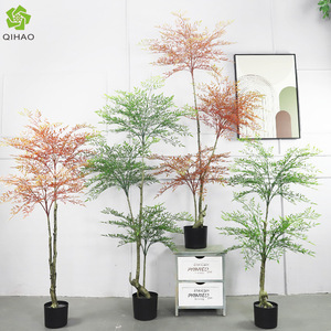 Artificial Nandina Domestica <b>Tree</b> <b>Plastic</b> Potted Plant High Simulation Home Decor - Product Image 2