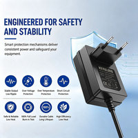 Chargeur intelligent Li-ion 12,6 V 2,0 A, prise EU, certifié CE, adaptateur secteur AC/DC, matériau PC, pour pistolet de massage et équipement médical