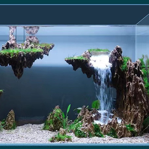 Ein Set mit 61 Boutique-<span class=keywords><strong>Aquarium</strong></span>-Hintergrundbildern, umweltfreundliche Keramik, HD-<span class=keywords><strong>Aquarium</strong></span>-Dekorationen, Landschaftsgestaltung für den Einsatz im Freien und auf dem Schreibtisch - Product Image 2
