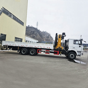 รถกระบะติดเครนยกขนาดใหญ่ 20 ตัน ควบคุมด้วยรีโมท SHACMAN F3000 รถเครนบูมแบบพับได้สำหรับยานพาหนะ - Product Image 1