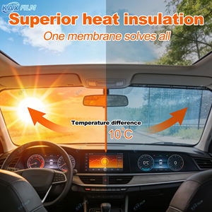 <span class=keywords><strong>Film</strong></span> teinté céramique nano Pro 01% VLT 60 po x 100 pi 2 plis, haute réjection de <span class=keywords><strong>chaleur</strong></span>, <span class=keywords><strong>film</strong></span> de confidentialité pour vitres de voiture, 99% IRR, facile à poser soi-même - Product Image 6