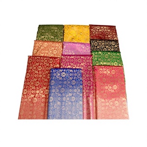 Tissu en soie jacquard brocart de haute qualité Honey Lace Brand D.N° 1484 pour robes de mariée, robes de soirée et tenues de fête sur mesure - Product Image 1