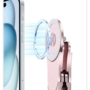3-en-1 <span class=keywords><strong>Support</strong></span> magnétique pliable multifonctionnel en alliage d'aluminium Accessoire de voyage portable pour téléphone portable Tablette <span class=keywords><strong>PC</strong></span> - Product Image 3