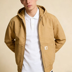 Vêtements de travail hivernaux pour l'agriculture, manteau en toile matelassé avec LOGO - Product Image 1