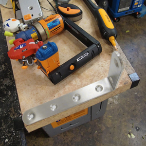 Biege-U-förmige Blech halterung, Hochleistungs-Schweiß regal halterung in L-Form, Stahls chweiß regal halterung - Product Image 6